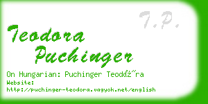 teodora puchinger business card